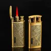 İnternet'e özgü ve vintage mystic Nine metal rüzgar geçirmez Gaz Lighters platosu yok f5ys