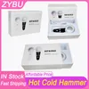 Home Use Hot Cold Cryo Treatment EMS Hammer Ultrasonic Lead In Beauty Massager Skin Lifting Face Rejuvenation Anti Aging Wrinkle Removal LED Light Photon