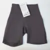 Lululemens Shorts esportivos femininos para ioga, fitness, cintura alta, slim, secagem rápida, respirável, alta elasticidade, material de nylon, 2023top lulus-lu I976 #