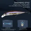 BAITS LURES MEREDITH JERK MINNOW 100F 14G flytande Wobbler Fishing Lure 24Color Minnow Hard Bait Quality Professional Djup0810m 230911