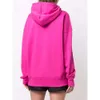 Isabel Marant designer hoodie voor dames en heren nieuwe IM pullover Franse stijl klassieke contrasterende reliëf massaal bedrukte katoenen losse hoodie