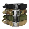 Collares para perros Collar táctico militar Camuflaje Mediano Grande para caminar Entrenamiento Duarable Alemán Shepard305W