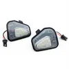 2PCS CANBUS LEDサイドミラーPUDDLEライトランプVWフォルクスワーゲンジェッタ10-15 EOS 09-11 PASSAT B7 2010- CC 09-12 SCIROCCO 09-141759