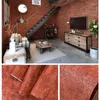 Wallpapers Dark Rustic Concrete Wall Texture Faux Cement Wallpaper Office Bedroom Living Room Background Paper Black White Grey