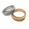 Bangle Metal Elastic Double-layer Adjustable Gold Wire Spring Bracelet