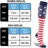 Femmes chaussettes Compression pour hommes varices course cyclisme voyage récupération genou haut Sport bas (6 paires)