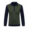 Men's Sweaters OECHSLI Sweater Wool 2024 Warm Fashion Zipper Elasticity Noble Winter Clothinghigh Quality Big Size M-5XL