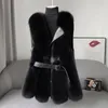 여자의 모피 가짜 모피 모피 조끼 코트 여성 가짜 모피 양토 코트 패션 슬림 모피 재킷 세련