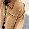 남자 재킷 디자이너 남성 디트로이트 올드 세탁 멀티웨어 폭격기 코트 / 다운 셔츠면 따뜻한 겨울 #450