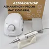 Nail Manicure Set Aemarathon Champion3 Control Box 65W 45000 rpm Högkvalitativ handtag Electric Drill Polish Machine 230911