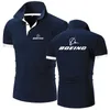 Polos para hombre AIRPLANE 2023, Polo de algodón de verano de secado rápido, camisetas informales de negocios de manga corta, cómodas y transpirables