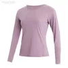 Designer Aloo Manga LongaOrigin Yoga Esportes de Verão Mulheres Absorção de Umidade e Sweatwicking Conjunto Longo Apertado Solto Top Calças de Yoga