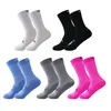 Nouvelle équipe de vélo Aero chaussettes sans couture anti-dérapant chaussettes de cyclisme chaussettes de vélo de route en plein air course vélo Compression Sport Sock208e