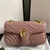 10A Luxury Handbag Shoulder Chain Bag Designer Bags Fwaist Square Stripes Women Check Lap Totes Bags Clutch C Wallet Velour Thread Purse Double Letters Solid Hasp L5