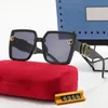 Luxus-Sonnenbrillen-Designer-Sonnenbrillen für Damen, Sonnenbrillen, übergroße Rahmen, luxuriöser quadratischer Rahmen, klassisches Design mit Etui-Staubbeutel
