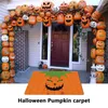 Tappetini da bagno Coperta per porta d'ingresso di Halloween Coperta decorativa per vacanze Tappeto da pavimento lavabile riutilizzabile Decorazione per tappetino per esterni