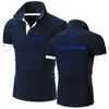 Men's Polos AEROPLANE 2023 Summer Cotton Quick-Drying Polo Shirt Business Casual Short-Sleeved Comfortable Breathable Tops