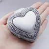 Decorative Objects Figurines Heart Shaped Relief Music Box Mini Metal Clockwork Music Box Create DIY Love Music Box Gifts To Friends Room Derection 230911