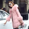 Women's Leather Real Sheepskin Coat Female Winter Fur Hooded Duck Down Jacket Women Clothes Korean Genuine Coats 25002023