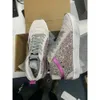 10a mode gyllene midstjärna casual sko snörning sneakers Italy Metallic orolig hög topp mocka kalv läder snakeskin do-gamla smutsiga designer man kvinnor skor