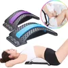 Integrerad fitnessutrustning Back Massager Lumbal Support Bår Spinal Board Lower and Upper Muscle Pain Relief för Herniated Disc1698