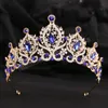 Couronne de mariée élégante en cristal pour femmes et filles, couvre-chef de mariage, diadèmes de mariée reine, accessoires pour robe de cheveux, bandeaux