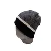 Gorros macios de caxemira femininos e masculinos bordados quentes e elegantes gorros de lã gorros de inverno masculinos em cores neutras