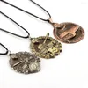 Pendant Necklaces GWTS Game Jewelry World Of Tanks Necklace Metal Leather Link Men Women Choker