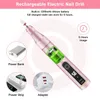 Nail Manicure Set 35000RPM Cordless Drill Machine For Gel Polish Electric Sander Rechargeable Nails Salon Accessories 230911