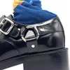 Dress Shoes 2023 Metal Loop Buckle Cowhide Formal Leather Elevated Thick Sole For Men Wedding