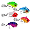 Appâts Leurres de pêche Wobble rotatif métal Vib Vibration appât hiver 6g 15g 28g artificiel dur Spinner cuillère leurre Pesca 230911