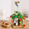 Bloco Creative Bouquet Buquet Block Block Strawberry Flower Plated Plant Home Decor Assembly Toy for Kid Presente R230911