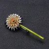 Pins Brooches Dmari Women Brooch Gorgeous Lapel Pin Korean Fashion Style Specific Design Dandelion Flower Accessories Luxury Jewelry 230909