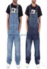 Men's Jeans Men039s Jeans Men Casual Overall Lose Pocket Overalls Comfortabele Denim Jumpsuits Bib Pants Plus Big Size Voor Man Blauw Broek8885558L230911
