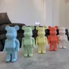 Декоративные предметы, фигурки, 26 см, покрытие Bearbrick, 400 серебряная статуя, статуя медведя из смолы, кирпичная скульптура, модель комнаты, цифры домашнего декора Dec324T