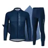 Long sleeved (fleece) cycling suit autumn and winter mountain biking suit winter cycling pants