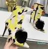 Personalizado pele de carneiro camurça stiletto tornozelo botas apontou toe chelsea botas festa feminina designer de salto alto calçados de fábrica
