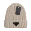 Luxo Pradity gorros designer de inverno homens e mulheres design de moda chapéus de malha outono boné de lã carta jacquard unissex chapéu de caveira quente F-13