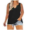 Camisetas Sin Mangas para Mujer Camiseta Sin Mangas Deportiva Sexy De Verano Tubo Flaco Cuello En V Pequeño Que Absorbe El Sudor Color Sólido Tops Vintage Camisa Base Elegante Chaleco