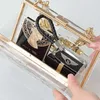 Evening Bags Transparent Wedding Clutch Jell Party Bags for Women Luxury Brand Designer Acrylic Handbag Over Shoulder Cross Body Unique Bag