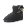 Designer Ankel Half Kids Boots Classic Ultra Mini Platform Snow Boot Barn Shoes Fashion Sneakers Shearling Foding Fårskinn Boy Girl Booties 22-35 EUR