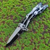 All-steel Handle Folding Knife Hunting Camping Survival Pocket Knife 58HRC High Hardness Outdoor Portable Knife