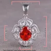 Ruby Diamond Naszyjnik Diamentowy wisiorek z łańcuchem Naszyjniki w górnej części Wisior dla mężczyzn Cool Jewelry Designer Biżuteria do kobiety cenne klejnoty