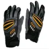 دراجة نارية Motorrad Rally Black Red Leather Gloves GS Cycling Gloves214J