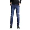Jeans masculinos estiramento baixo preço marca de moda magro-encaixe pequeno estiramento reto roupas masculinas xintang fornecimento de comércio eletrônico masculino jean