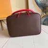 Borsa a tracolla a secchiello da donna di qualità specchio Borsa a tracolla in pelle Neonoe con coulisse Scomparto con cerniera Tracolla lunga regolabile Stampa floreale Tela 26 cm Con scatola L307