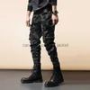 Men's Jeans Ly Designer Fashion Men Jeans Military Camouflage Multi Pockets Casual Cargo Pants Overall Streetwear Hip Hop Jogger TrousersL230911