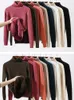 Women's Sweaters Winter Warm Turtleneck Sweater Women Elegant Thicken Solid Color Pullover Female Stylish Slim Velvet Lined Jumper Ladies