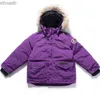 Męskie puch Parkas Designer Down Winter Jacket Boy Dziewczyna Dziecko Ziarnoziarnia Kurtki z kapturem z odznaką grube ciepłe płaszcze Dzieci Fashion Classic Parkas HKD230911