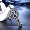 Pendentif Colliers Vintage Nordic Celtic Cross Collier pour hommes Creative Fashion Punk Party Tendance Cool Personnalisé Bijoux Accessoires